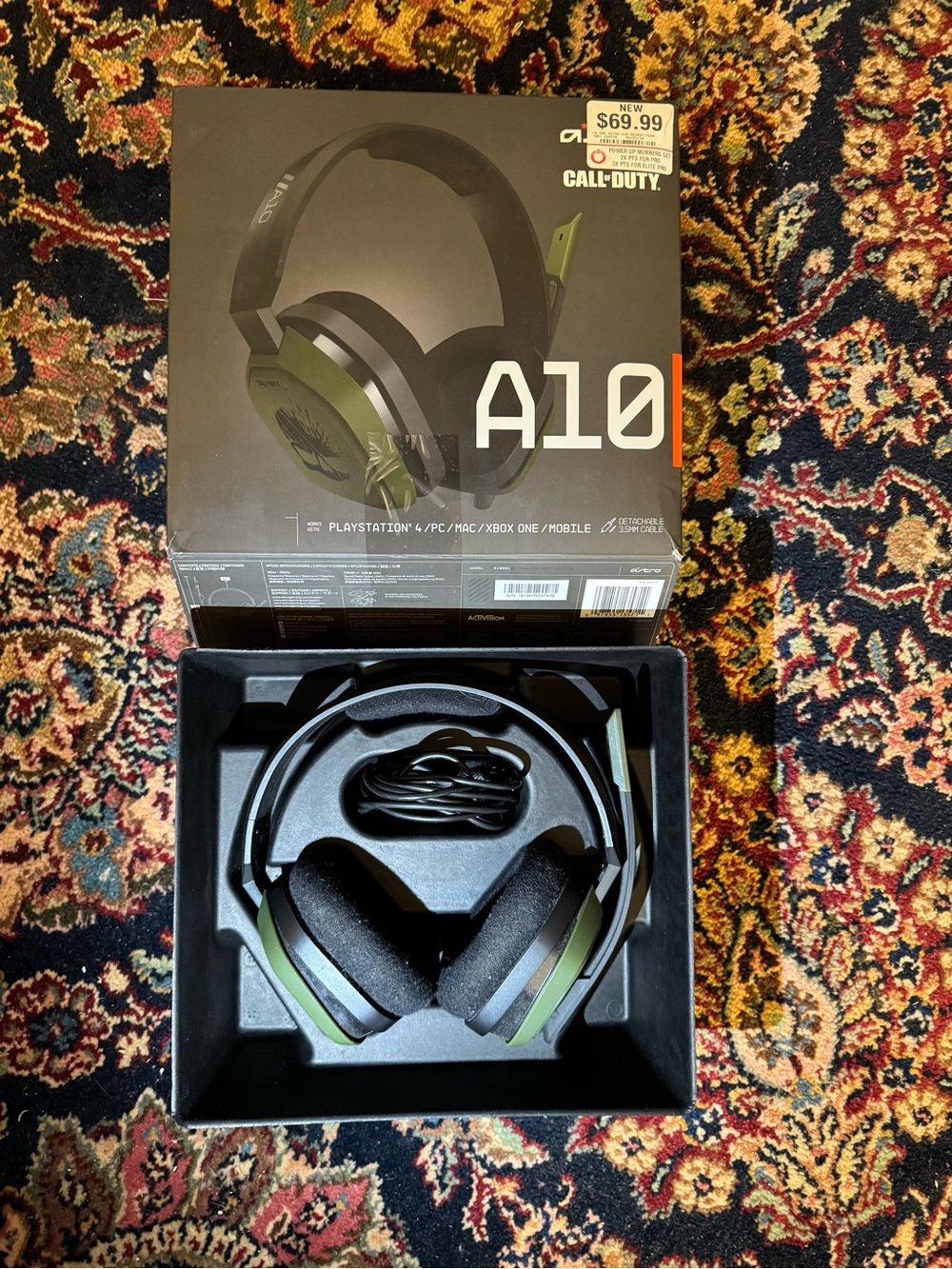 Astro A10 Call of Duty Edition Wired Gaming Headset - Olive Green